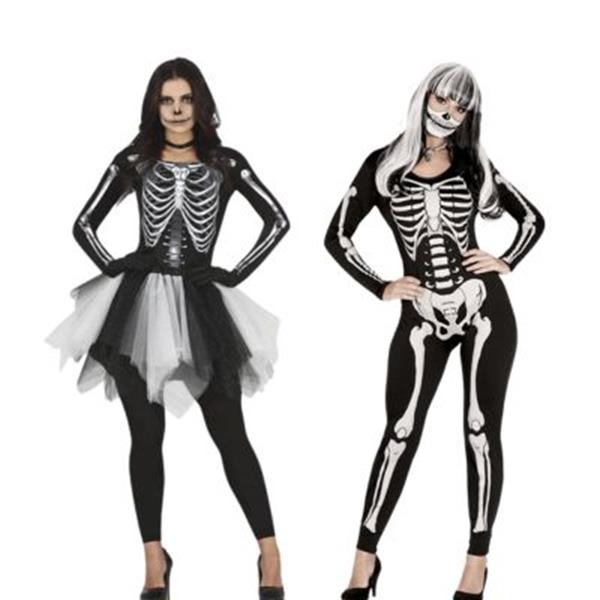 Fatos de Esqueleto Mulher